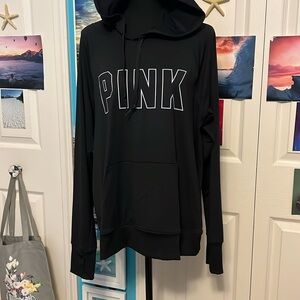 PINK Victoria's Secret Black Hoodie Sweater